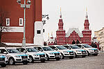 Олимпийцы уехали из Кремля на Audi