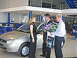Продажа первого автомобиля LADA KALINA состоялась в компании ''Питер-Лада''