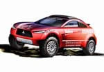 Mitsubishi представляет новый Racing Lancer (MRX09) для ралли ''Даккар-2009''
