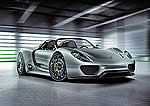 Компания Porsche представила в Женеве мощный центральномоторный спортивный автомобиль 918 Spyder