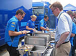 Служба питания заводской команды Subaru