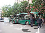 Пекин дарит Москве экологические автобусы Foton Motor