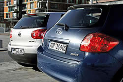 Toyota Auris против VW Golf
