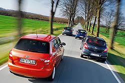 Skoda Fabia против Opel Corsa, Peugeot 207 и VW Polo