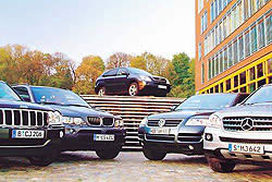 Lexus RX 400h против BMW X5, Мерседес-Бенц М-Класса, VW Touareg и Jeep Grand Cherokee