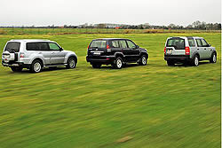 Land Rover Discovery – Mitsubishi Pajero – Toyota LandCruiser