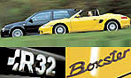 Porsche Boxter vs VW Golf R32